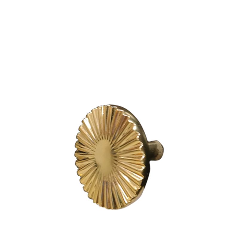 BUTON CEBI ELIZ DIN METAL MIC, AURIU LUCIOS