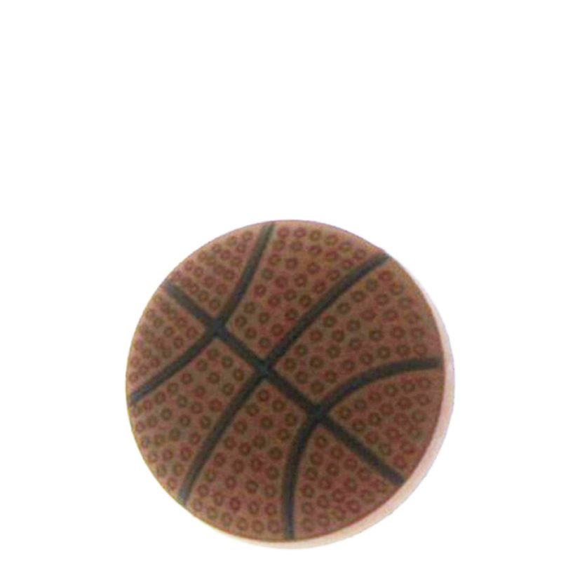 Buton mobila minge baschet maro din plastic flexibil 38754
