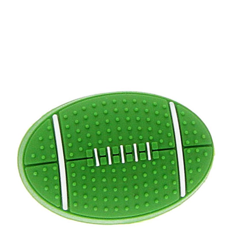 Buton mobila rugby verde din plastic flexibil 38774