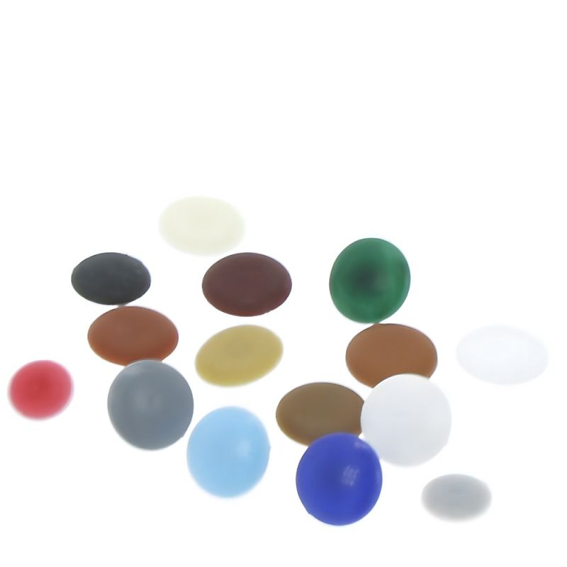 Capac pentru eurosurub din plastic cu pin, bej