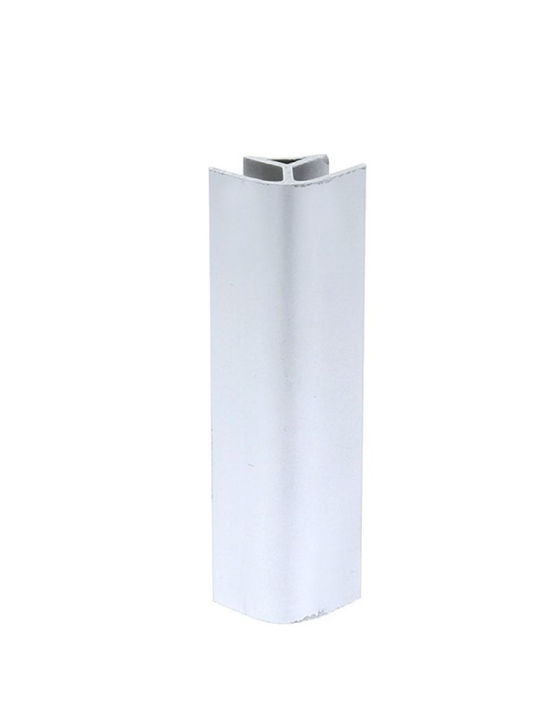 Coltar din plastic cu folie aluminiu la 90 grade pentru plinta H100 (2 buc)