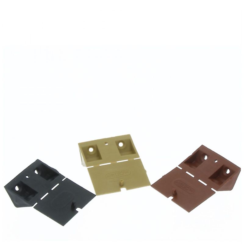 Coltar din plastic triunghiular cu capac, cires (10 buc)