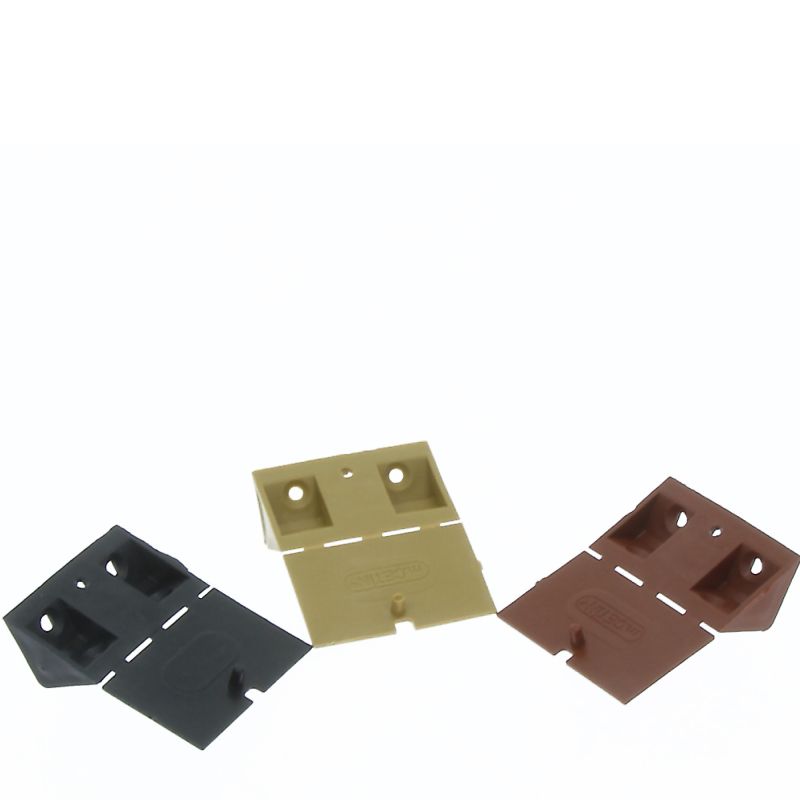 Coltar din plastic triunghiular cu capac, negru
