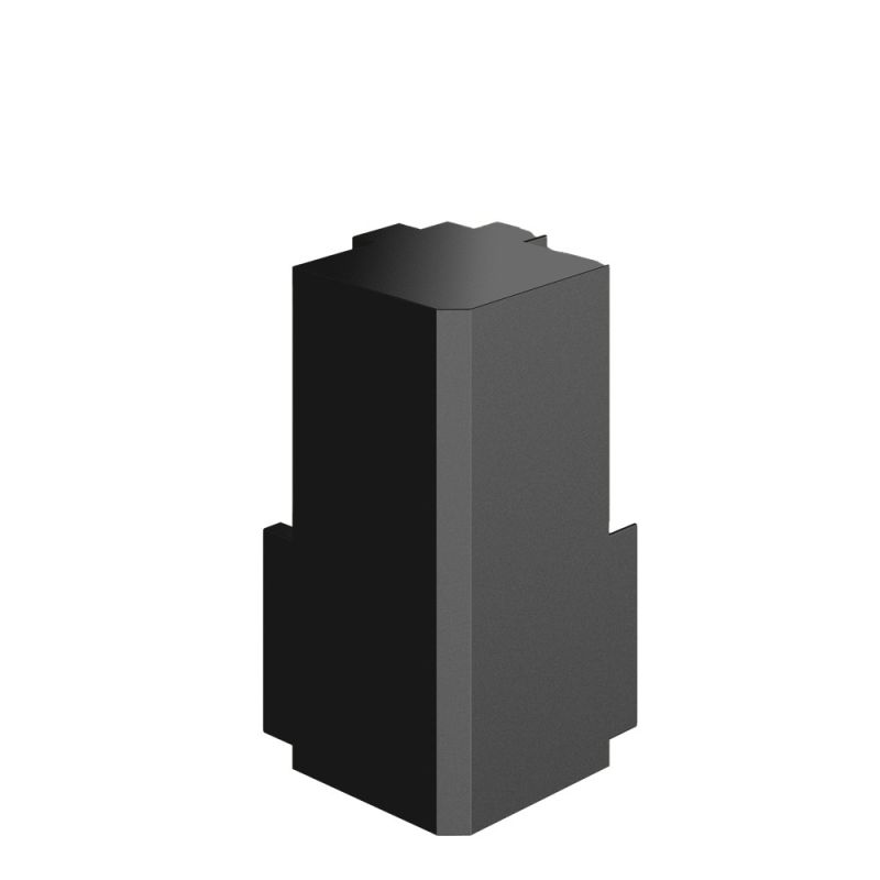 Coltar interior pentru profil tip L Gola orizontal, negru