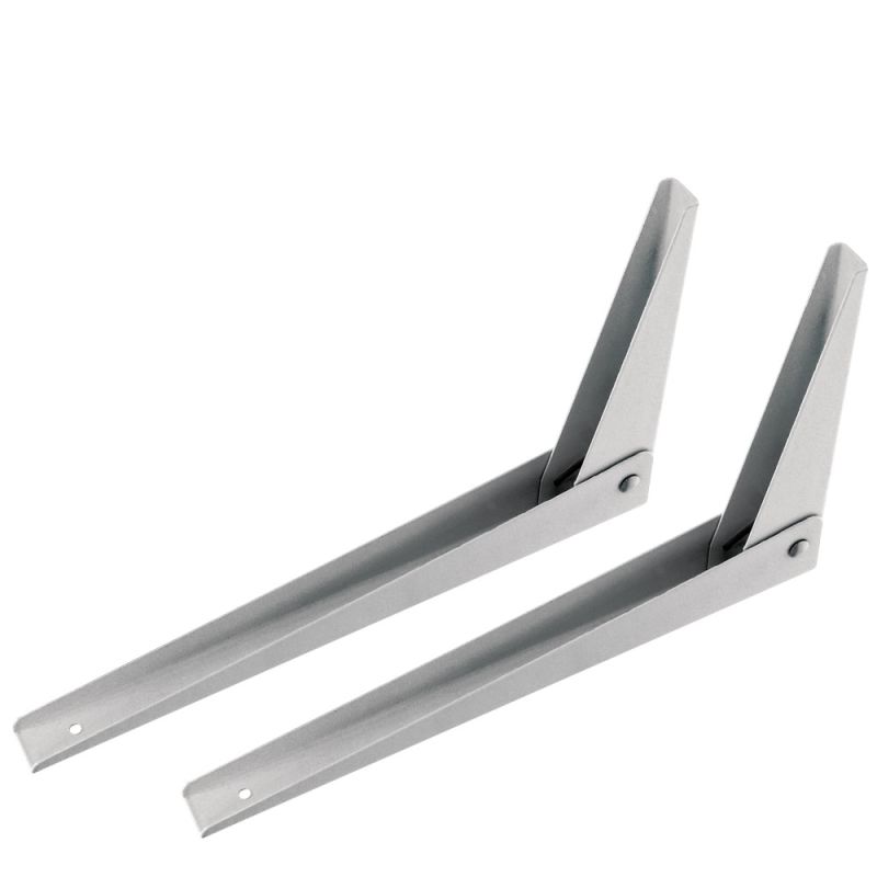 Consola din metal rabatabila 180x300 mm, alba