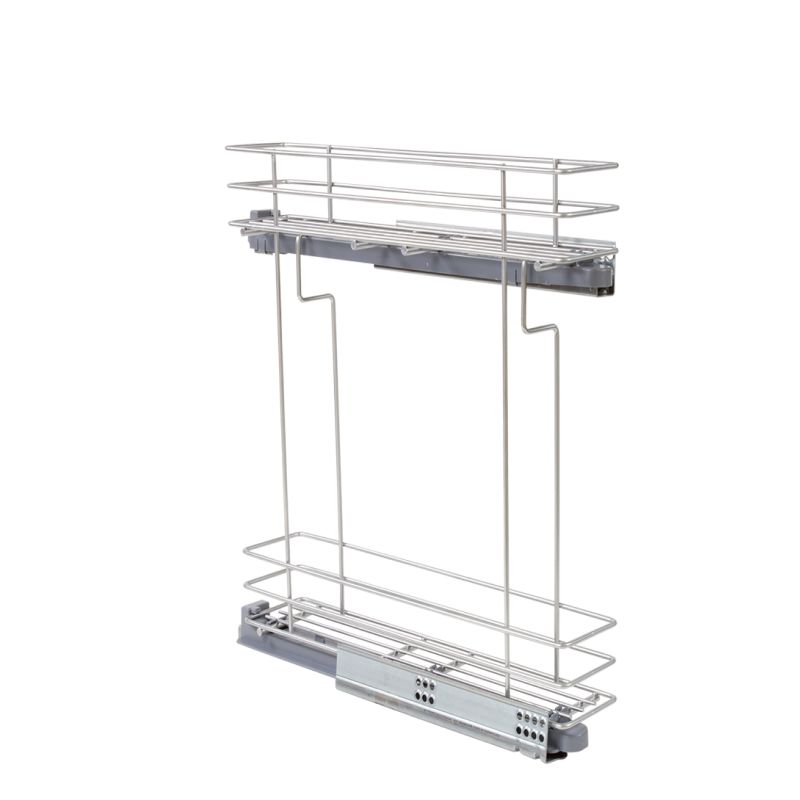 Cos Jolly 100x450, culisare laterala cu glisiera TANDEM BLUM, extragere totala, corp de 150 mm, crom