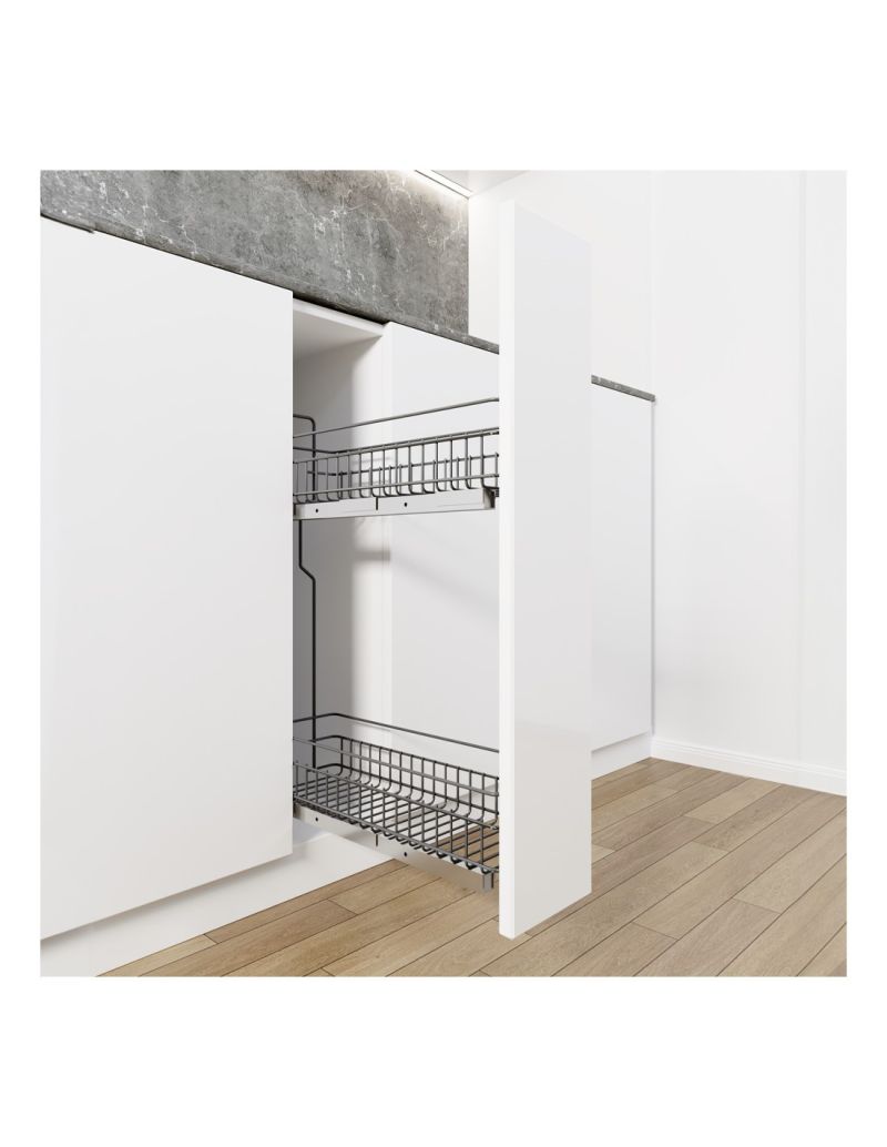 Cos Jolly KONIG antracit reglaj 3D 10x45 (culisare laterala) SINCRON extractie totala pt. corp de 150 mm
