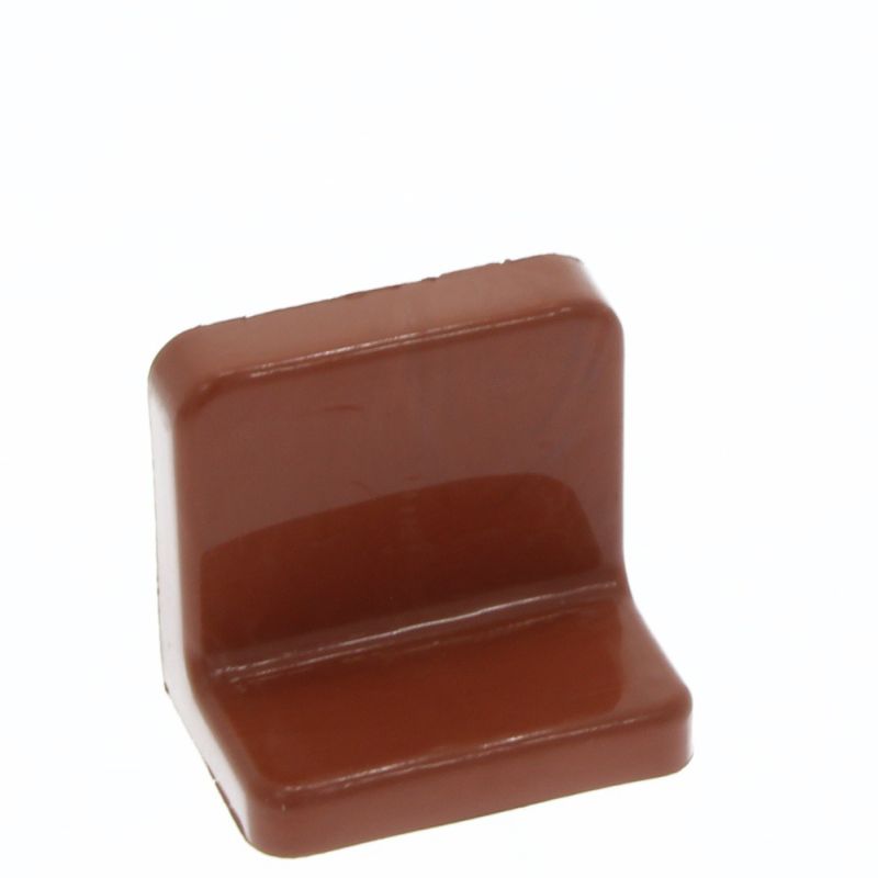 Demontabil din metal tip L cu masca din plastic, cires