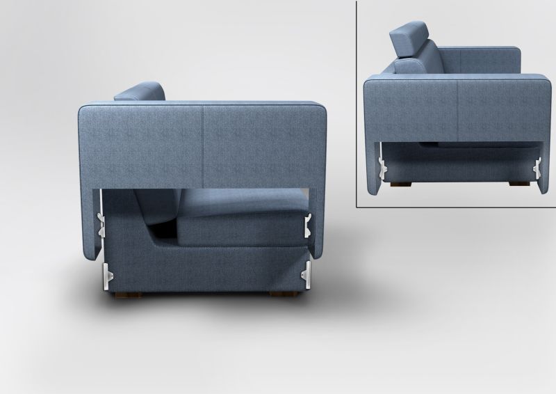 Element cuplare sofa brat si picior