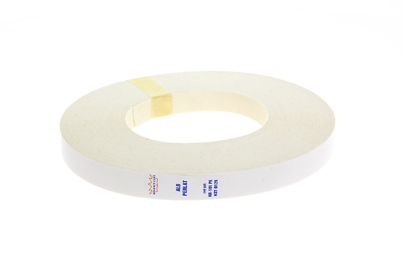 Folie cant alb perlat 21mm