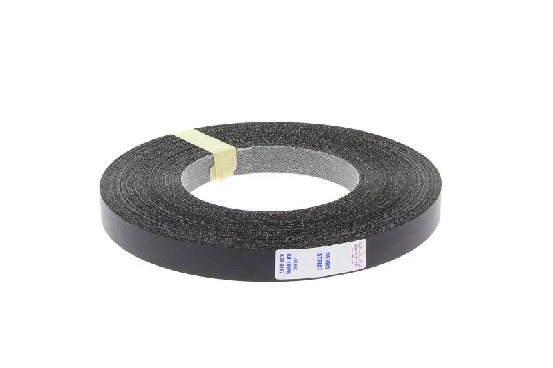 Folie cant negru striat 21mm