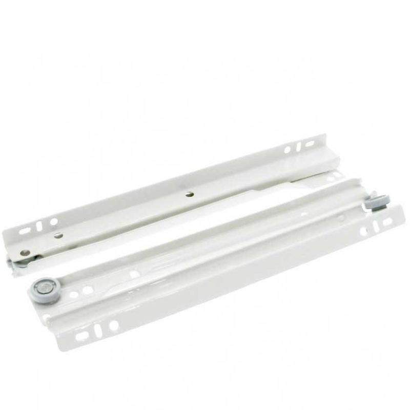 Glisiera BLUM cu rola extragere partiala 230E7500, alba