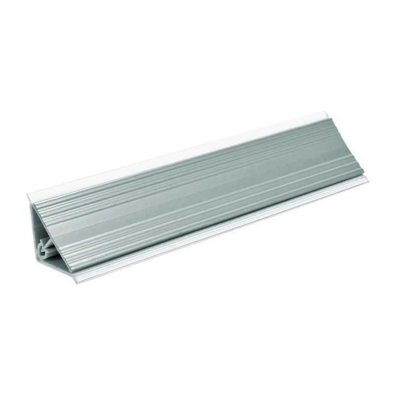 Inaltator triunghiular din PVC argintiu cu striatii, 3.9ml