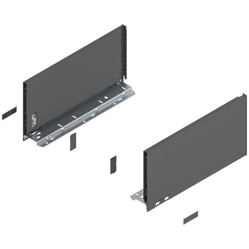 Laterala sertar LEGRABOX 770C3502S stanga+dreapta, gri orion
