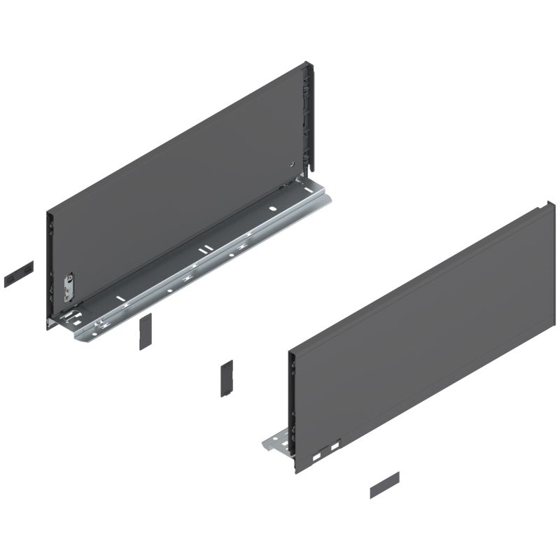 Laterala sertar LEGRABOX 770C4502S stanga+dreapta, gri orion