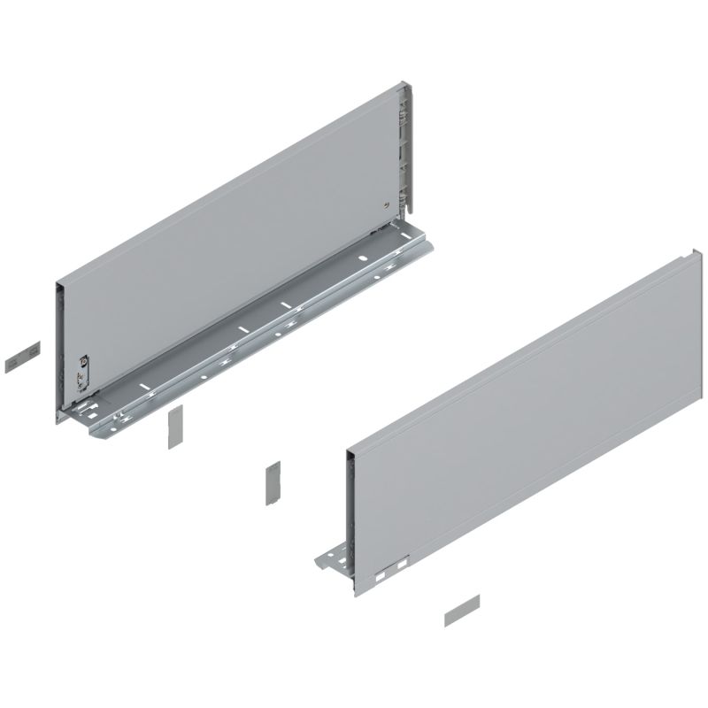 Laterala sertar LEGRABOX 770C5002S stanga+dreapta, alb argintiu polar