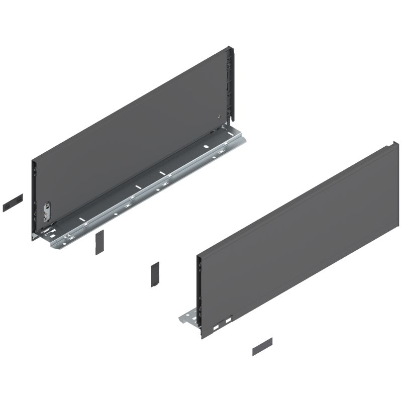 Laterala sertar LEGRABOX 770C5002S stanga+dreapta, gri orion