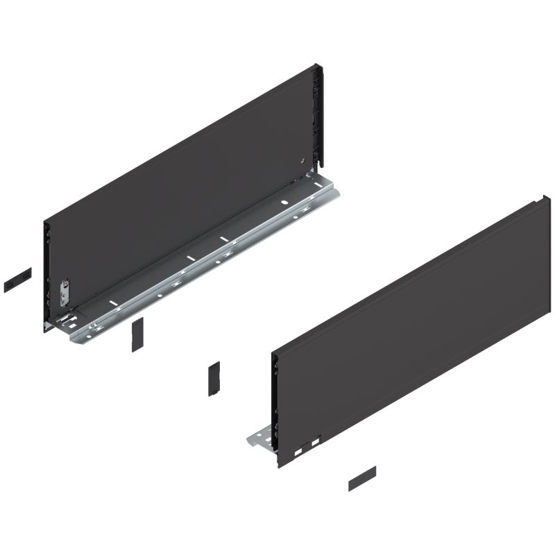 Laterala sertar LEGRABOX 770C5002TS stanga+dreapta, negru
