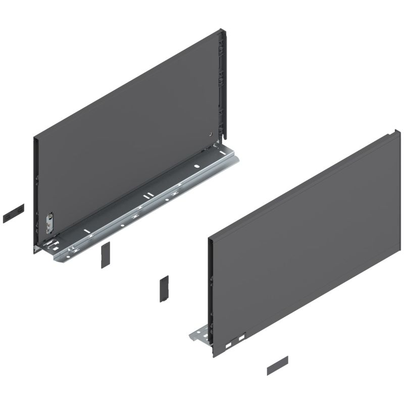 Laterala sertar LEGRABOX 770F4502S stanga+dreapta, gri orion