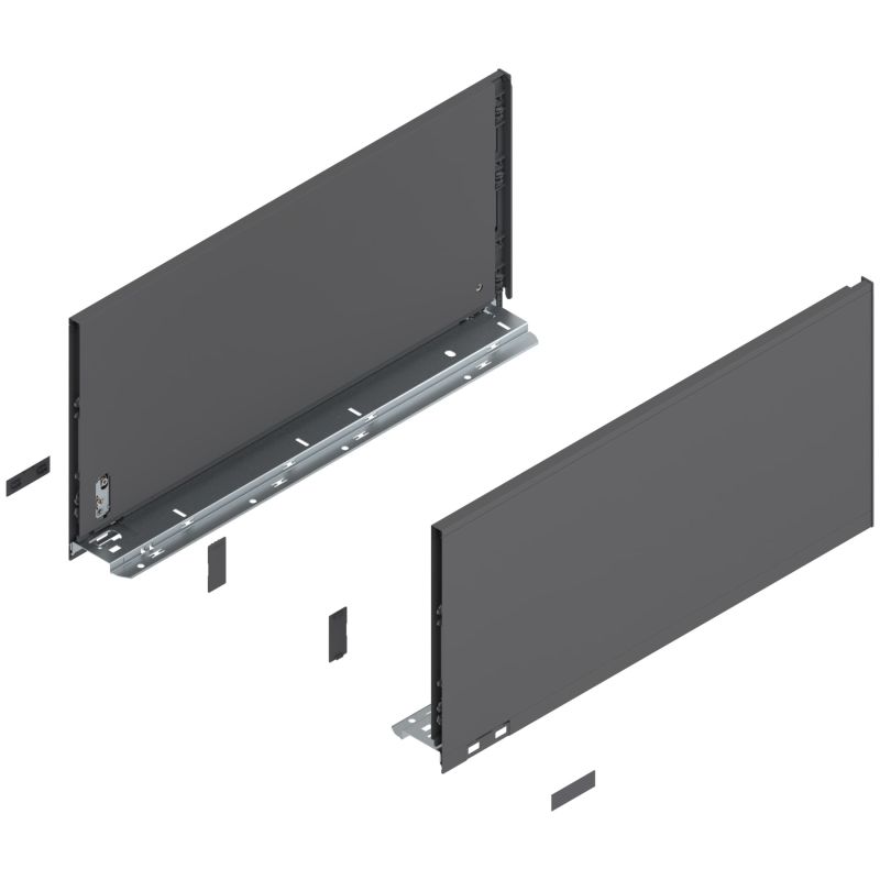 Laterala sertar LEGRABOX 770F5002S stanga+dreapta, gri orion