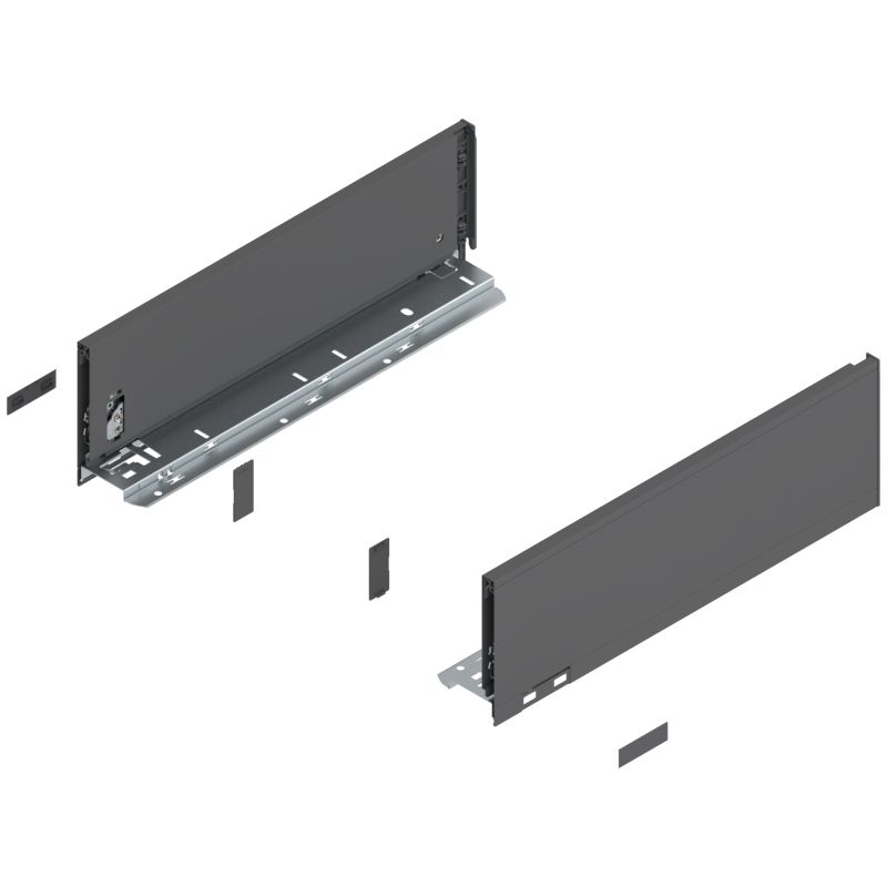 Laterala sertar LEGRABOX 770K4002S stanga+dreapta, gri orion