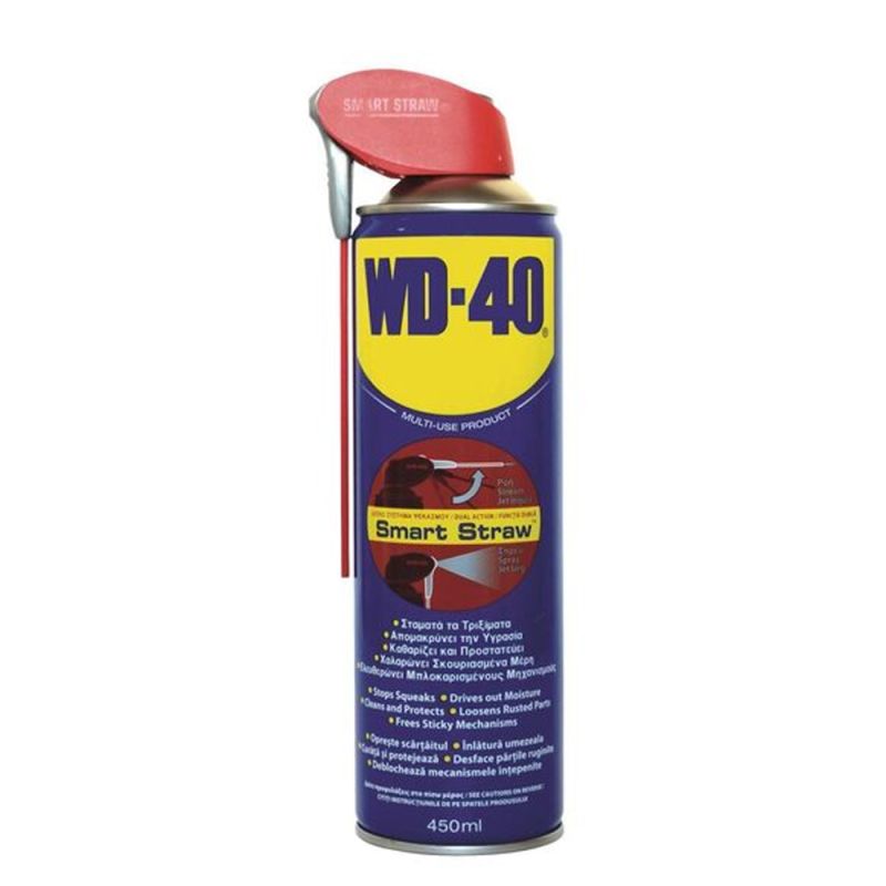 LUBRIFIANT MULTIFUNCTIONAL WD-40 SMART STRAW, 450 ML