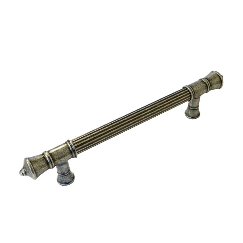 MANER SYSTEM EGMONT ANTIC DIN METAL 128 MM, ARGINTIU