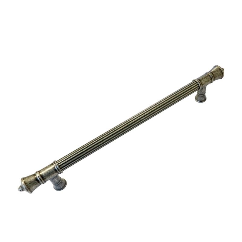 MANER SYSTEM EGMONT ANTIC DIN METAL 192 MM, ARGINTIU