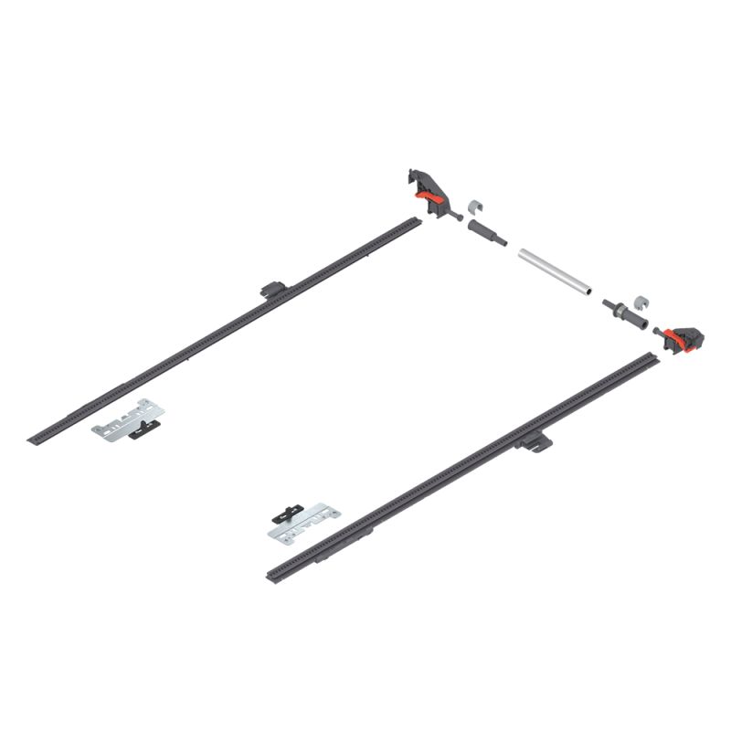 Mecanism de stabilizare laterala MERIVOBOX ZS4.650MU extragere totala, NL 650mm KB 1400mm