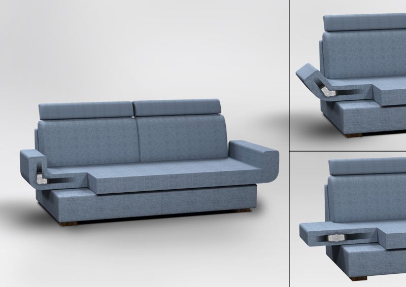 Mecanism pentru sofa, 2 pozitii