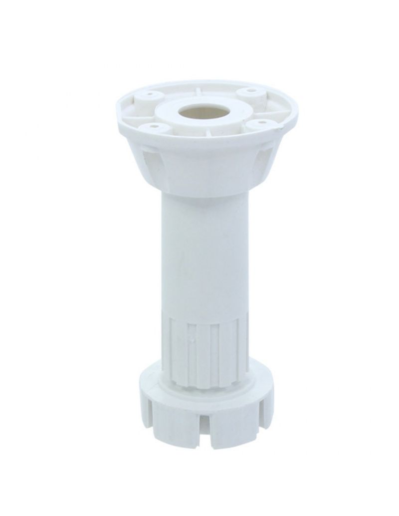 Picior bucatarie economic reglabil din plastic H100, alb (12 buc)
