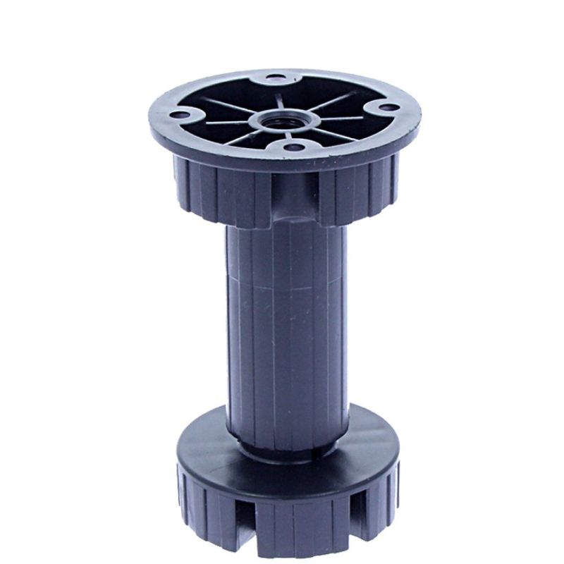 Picior bucatarie Italia reglabil din plastic H100, negru