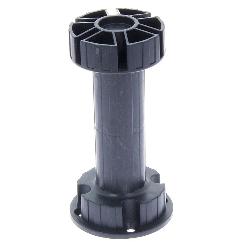 Picior bucatarie Italia reglabil din plastic H120, negru