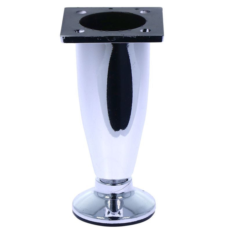 Picior conic Pongo reglabil din plastic H100, crom