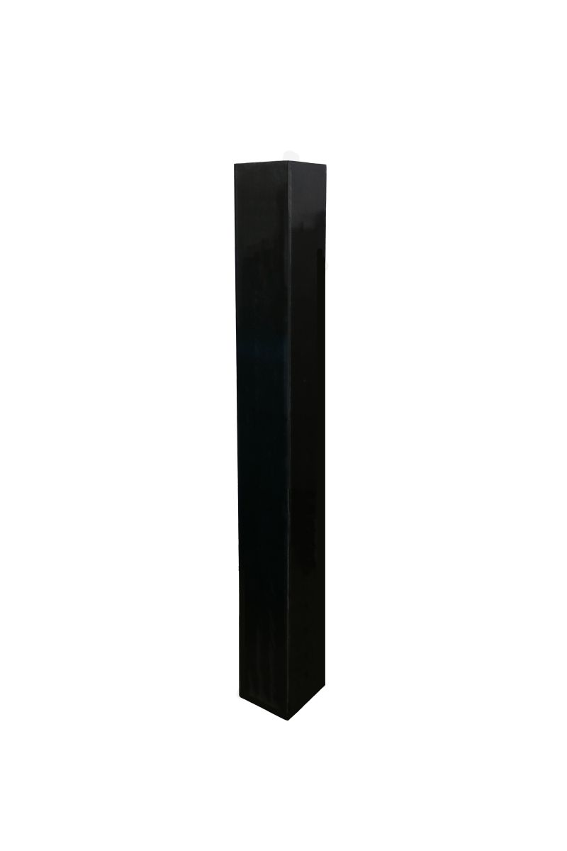 Picior masa patrat Devon din aluminiu H820x80x80, negru