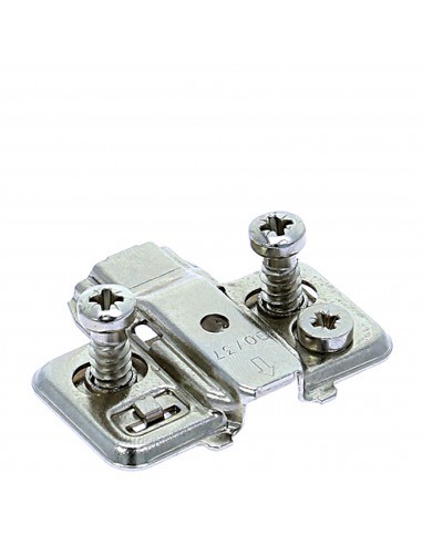 Placuta TITUS cu reglaj 3D pt balama (T-type) cu clips aplicata/semiaplicata H~0 mm (2 buc)