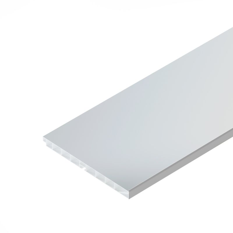 Plinta din plastic cu folie aluminiu H100, 3.9 ml, alb