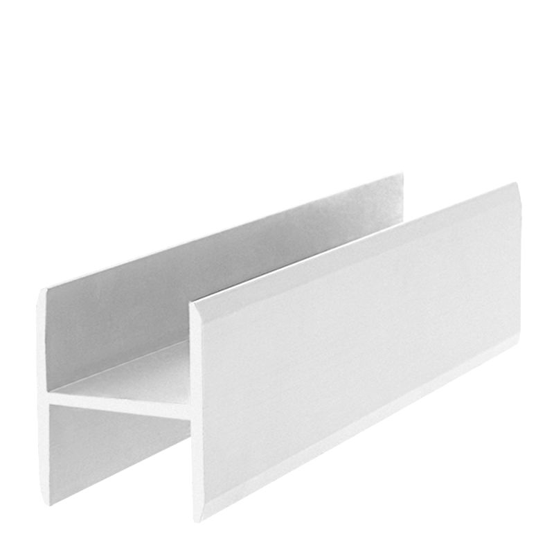 Profil din aluminiu imbinare pal tip H SM 1027C 2.5 ml, alb