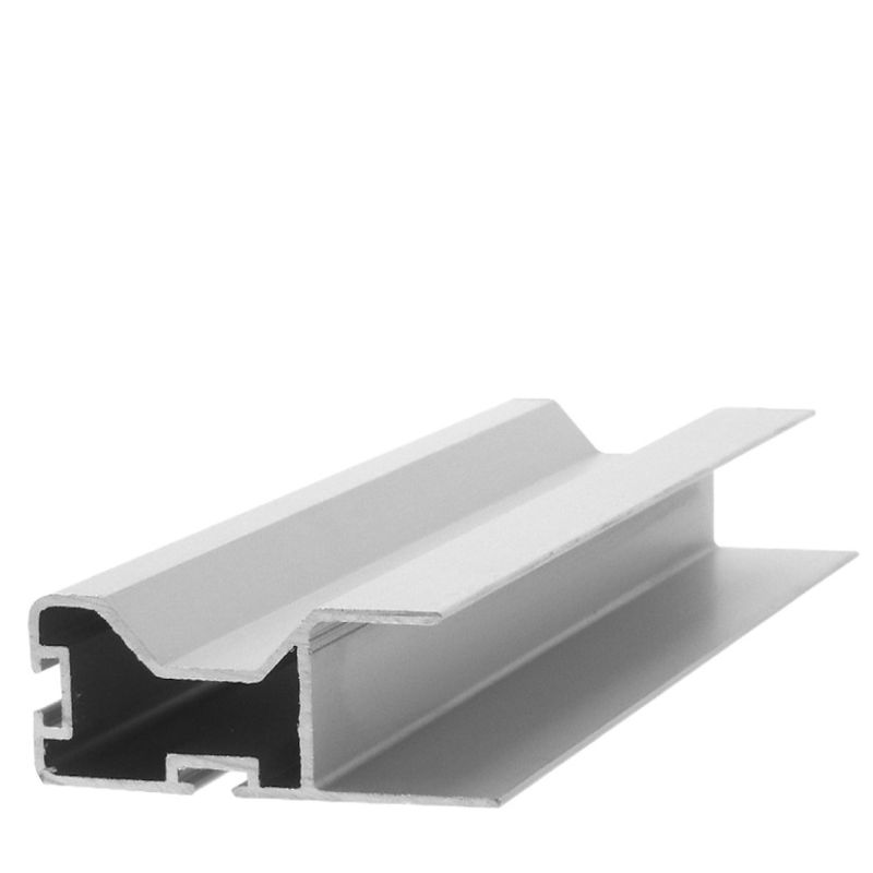 Profil din aluminiu maner cu canal pentru perie si garnitura, sistem PKM80R, 2.7 ml