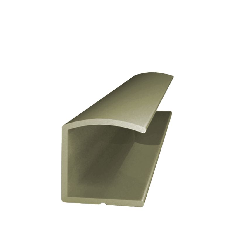 Profil din aluminiu pentru usi tip U 2.5 ml, sampanie