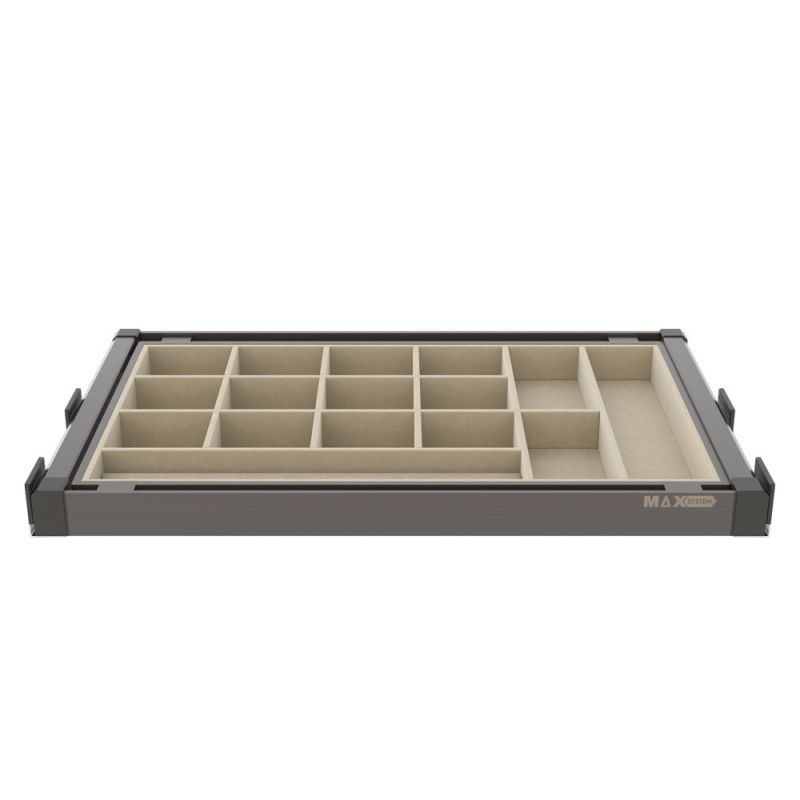 Sertar MAX cu compartimente pentru corp 800 mm