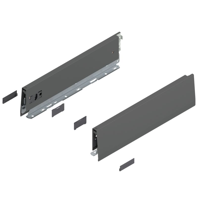 Set laterala sertar MERIVOBOX 470M3502S stanga+dreapta, gri orion