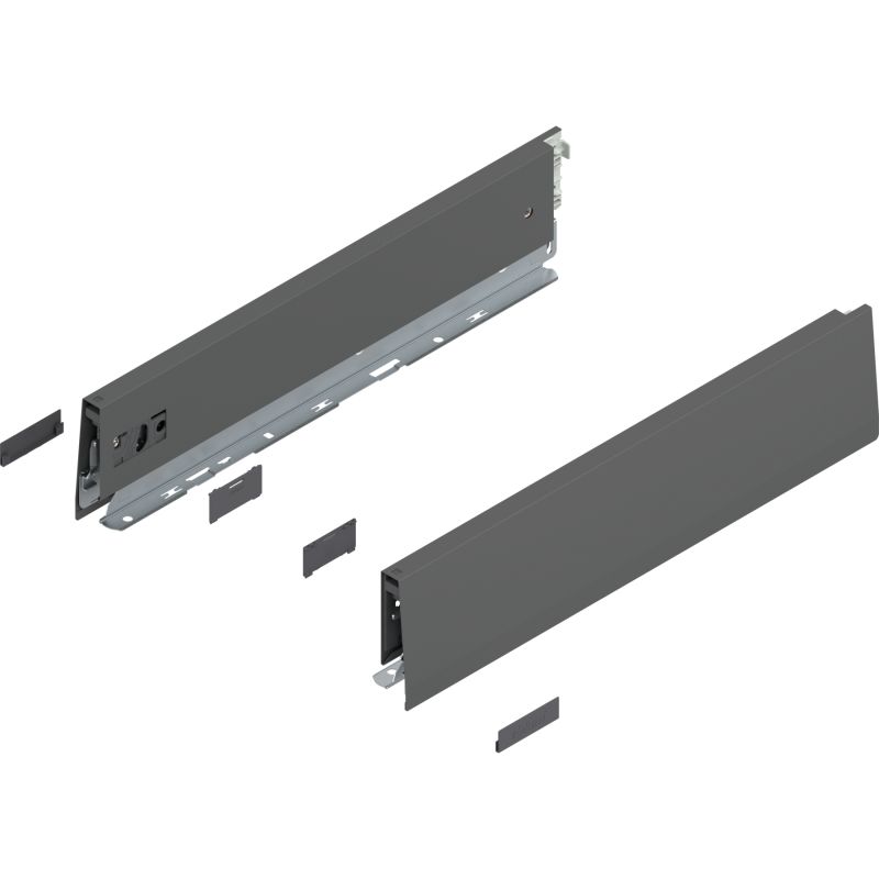 Set laterala sertar MERIVOBOX 470M40002S stanga+dreapta, gri