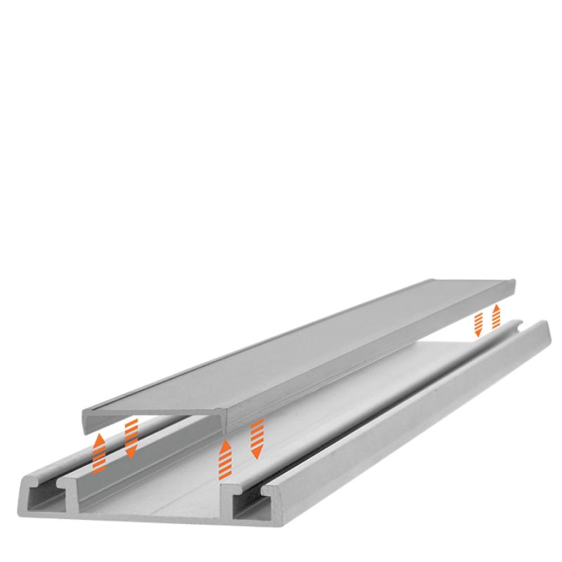 Sina aluminiu inferioara cu capac pentru sistem STS50, 3 ml
