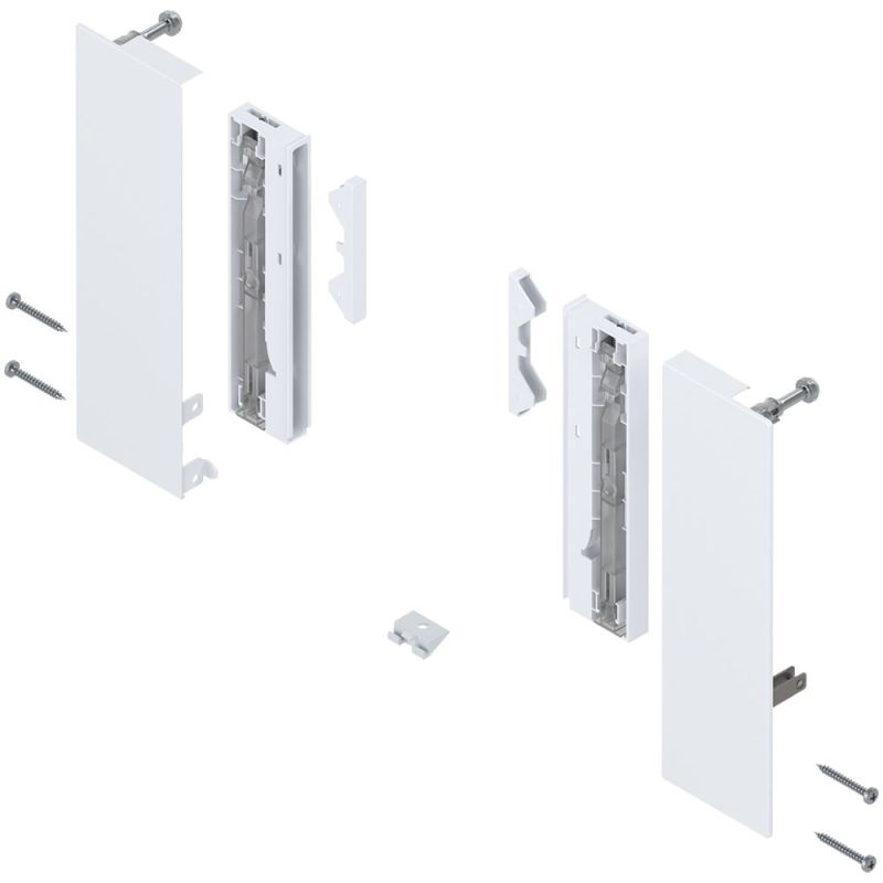 Suport front sertar interior MERIVOBOX ZI4.4ES1 stanga+dreapta, inaltime E, alb