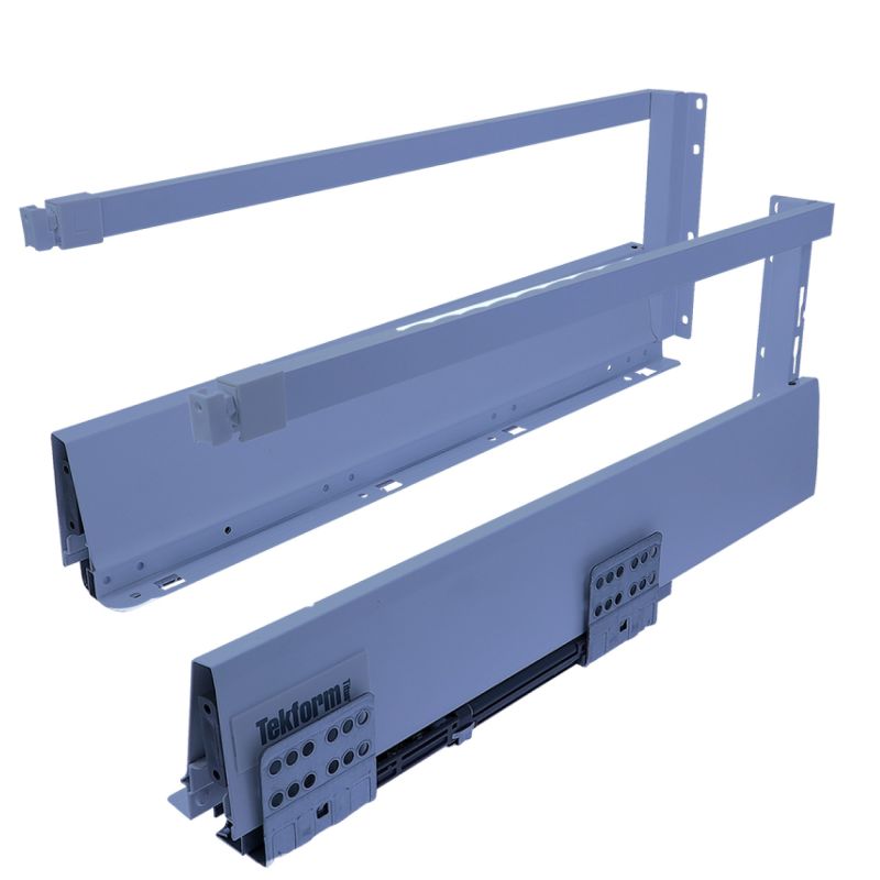 TEKFORM TITUS cu extragere totala si amortizare L450 H182 mm (laterala H70 mm + lonjeron), gri
