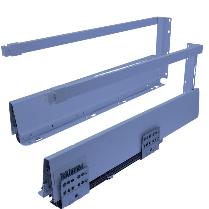 TEKFORM TITUS cu extragere totala si amortizare L500 H182 mm (laterala H70 mm + lonjeron), gri