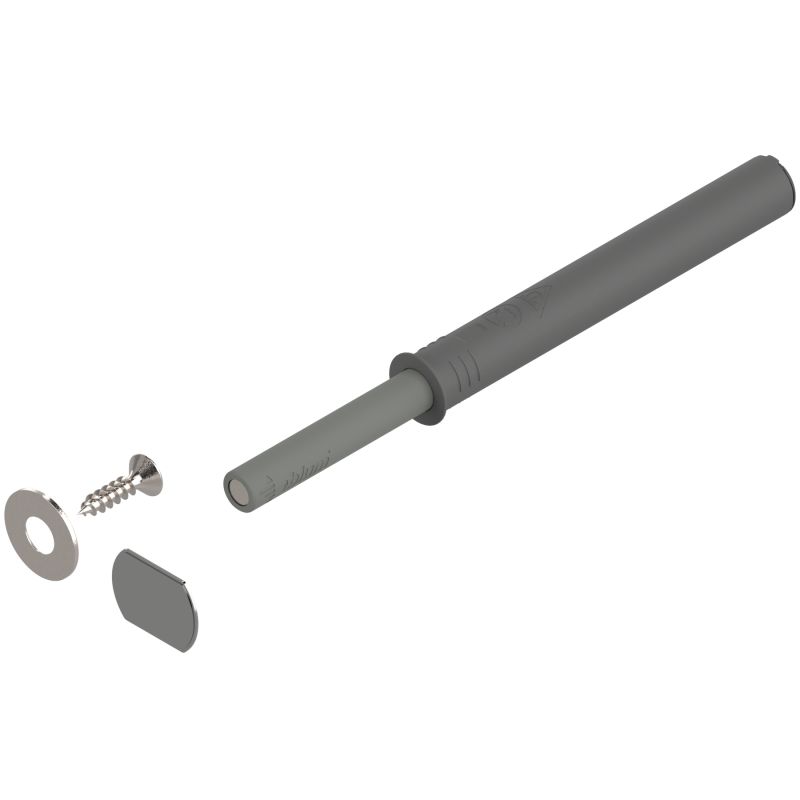 Set TIP-ON pentru usi 956A1004, cu magnet, versiune lunga, gri