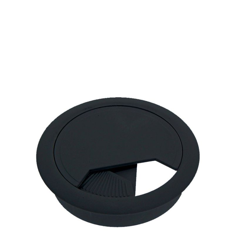 Trecere din plastic (negru) pentru cablu (D60)