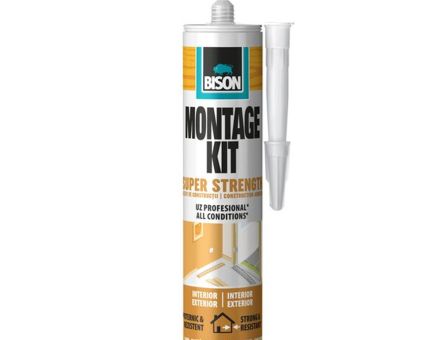 ADEZIV PENTRU CONSTRUCTII BISON MONTAGE KIT SUPER STRENGHT 350 GR